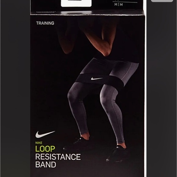 Nike Resistance Loop Band Gray White Swoosh Size Medium NEW - Picture 3 of 5